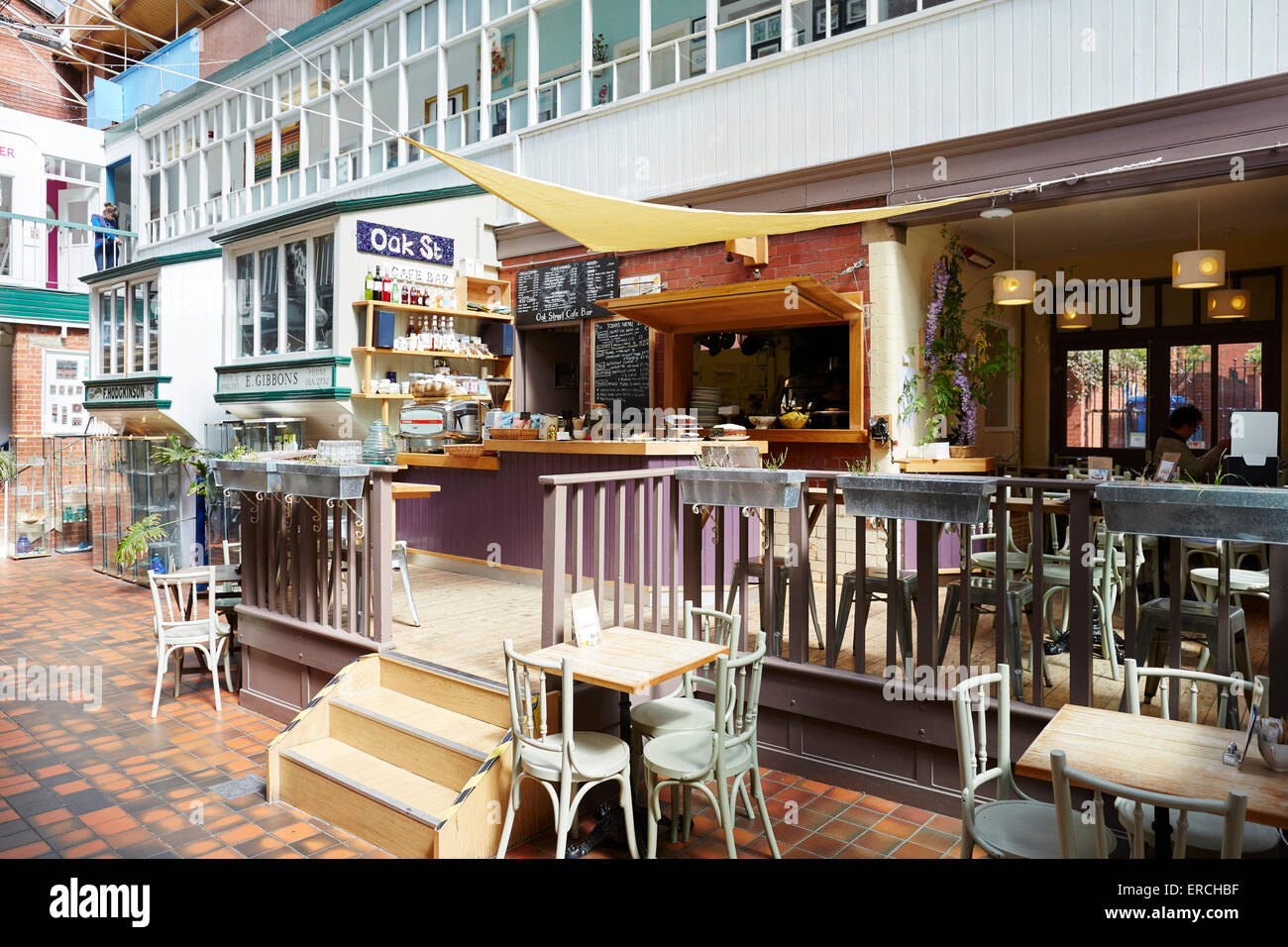 Manchester Craft Centre auf Oak Street Manchester Stadtzentrum Northern Quarter.  Eine viktorianische ehemaligen Fisch und Geflügel-Markt Stockfoto