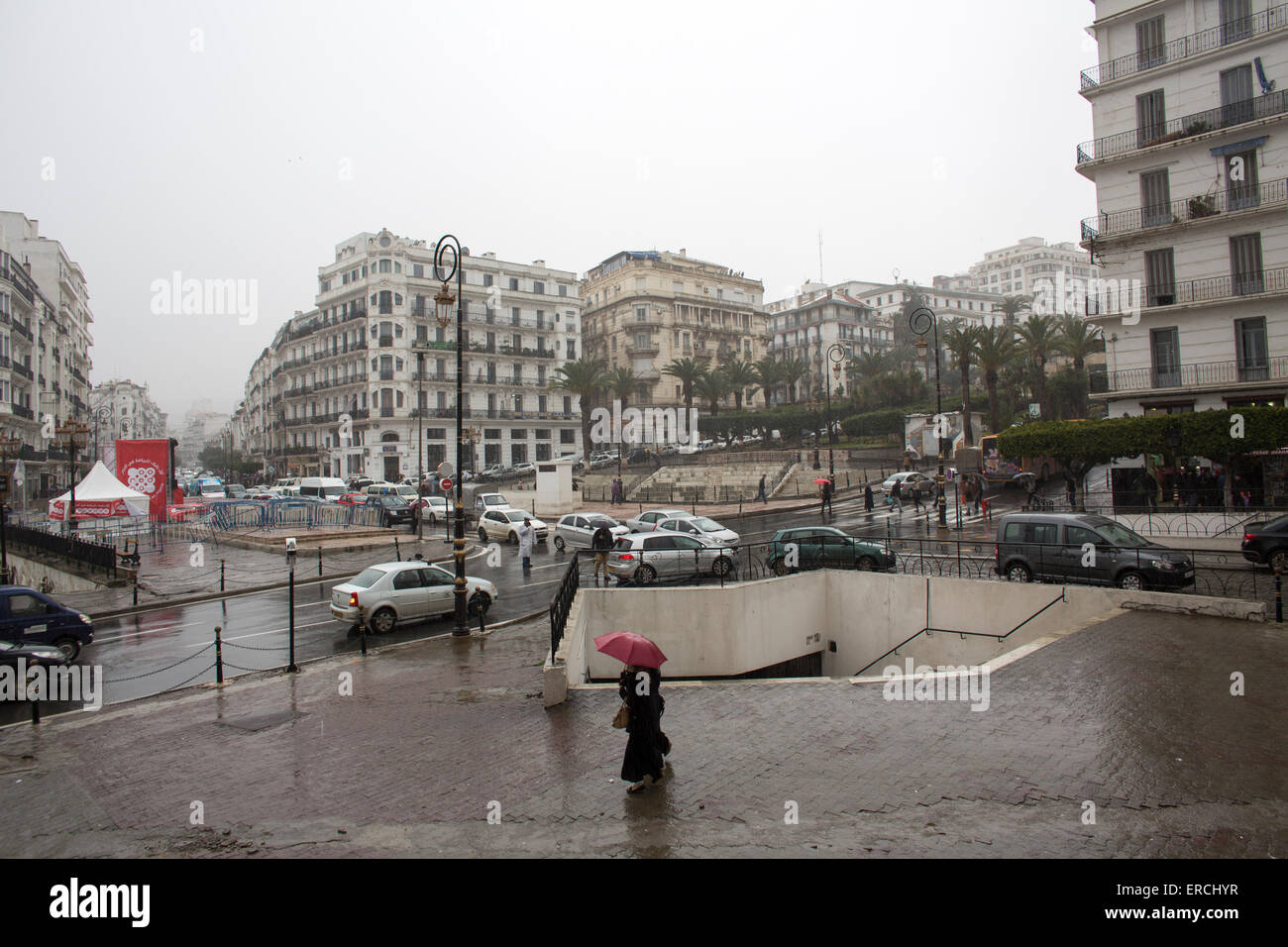 Innenstadt von Algier Stockfoto