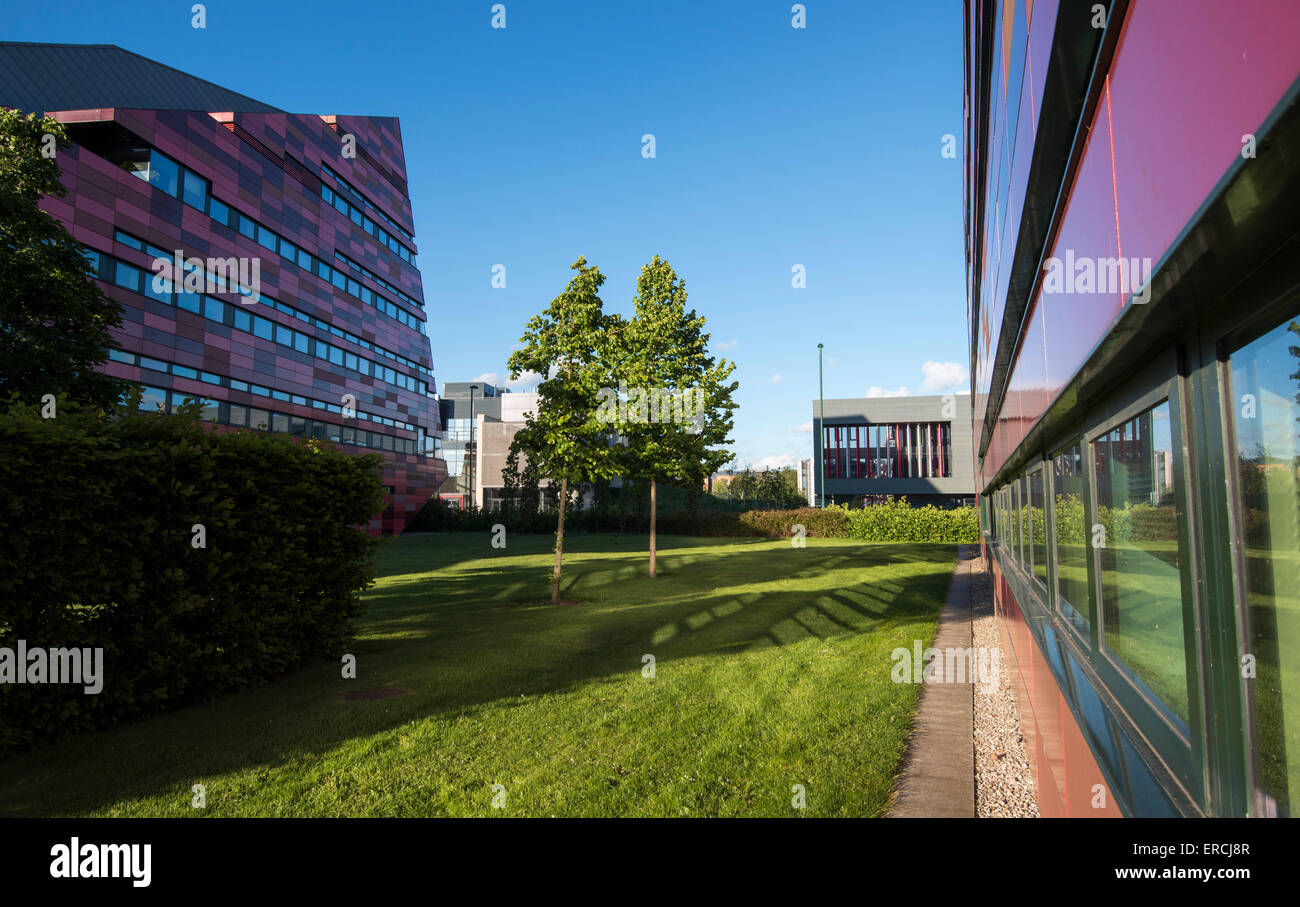 Fujia YANG und Annehmlichkeiten Gebäude auf dem Jubilee Campus, Universität Nottingham, Nottinghamshire England UK Stockfoto