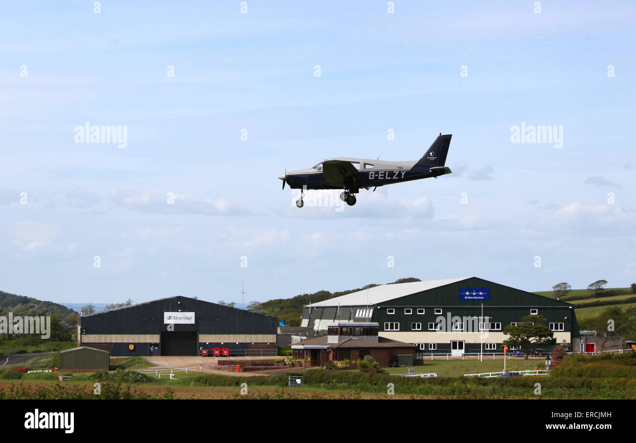Bembridge Flughafen auf der Isle Of Wight Stockfoto