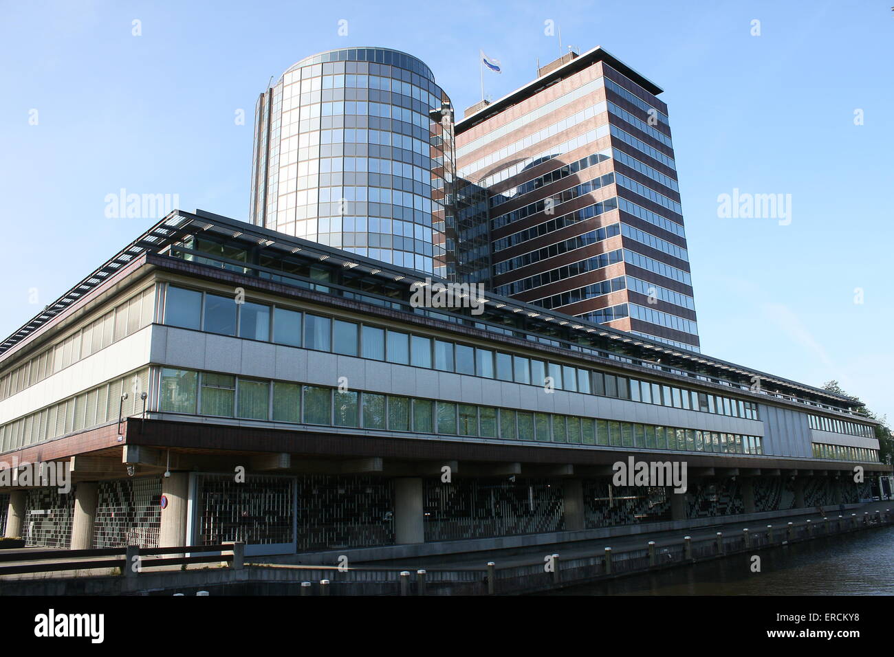 Hauptsitz der De Nederlandsche Bank (DNB), der niederländischen Zentralbank am Frederiksplein, Amsterdam Niederlande. Stockfoto