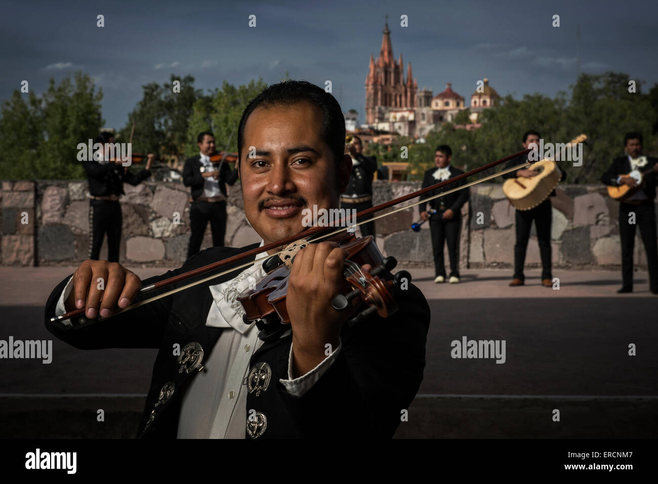 Mexikanischer Musiker Stockfoto