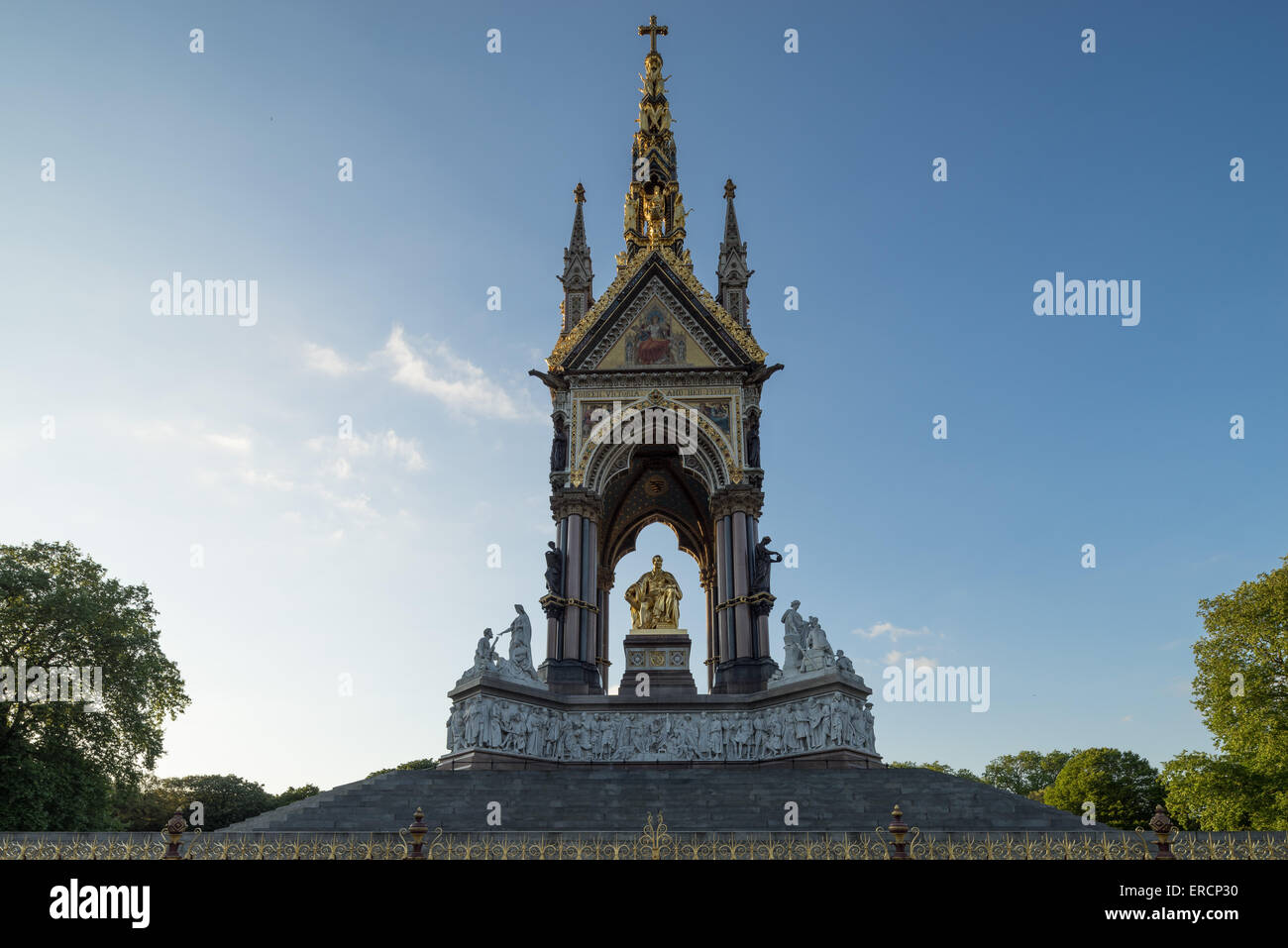 Prinz Albert Memorial, Kensington Gardens, Westminster, London. Stockfoto