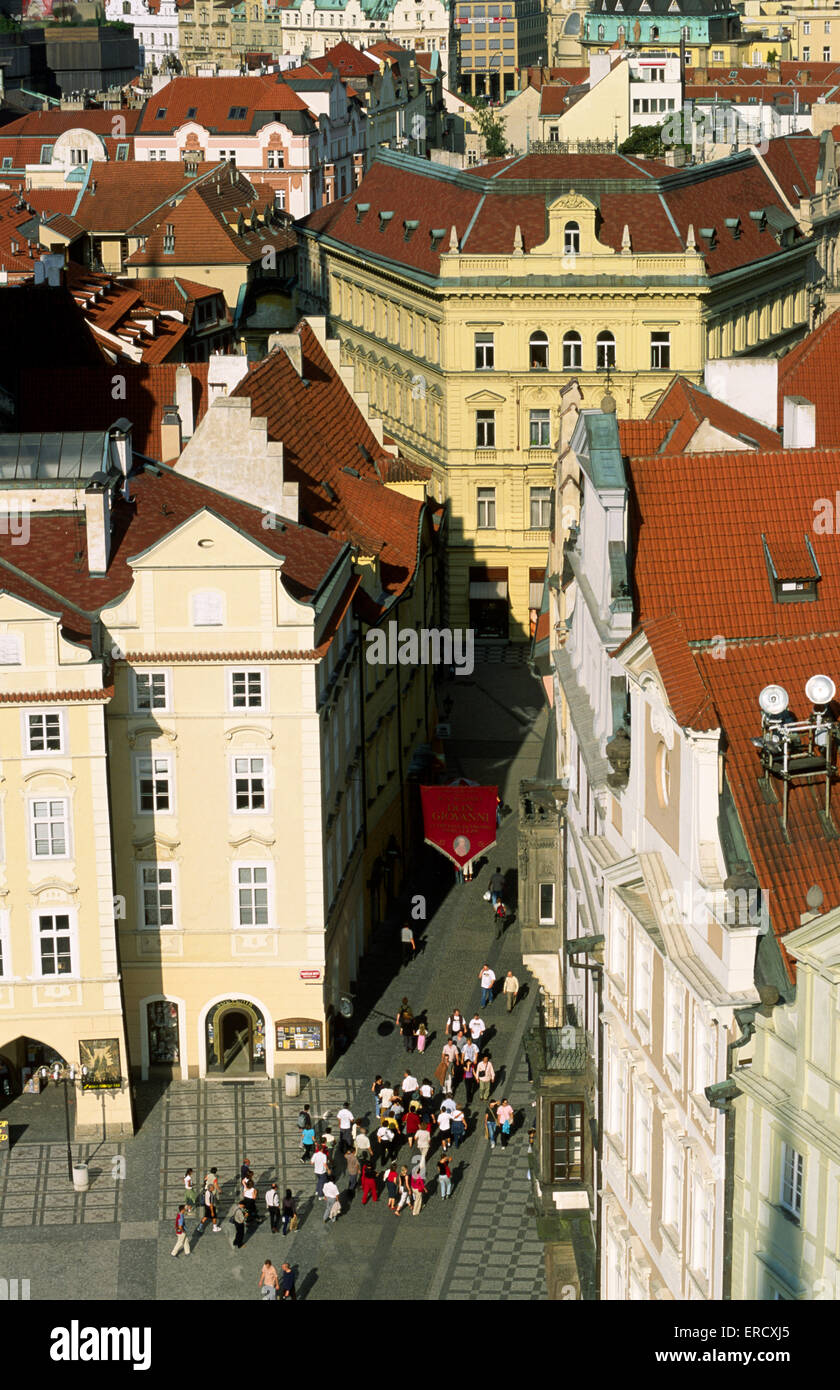 Tschechische Republik, Prag, Altstadtplatz, Staromestske Namesti Stockfoto
