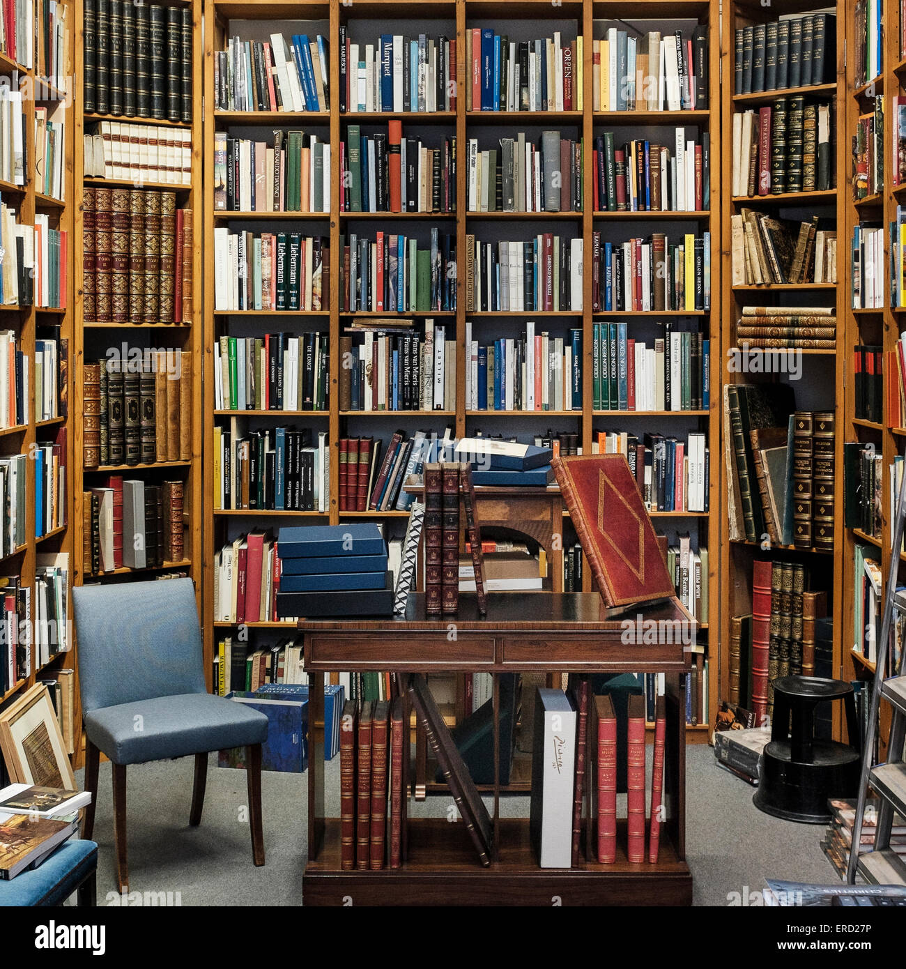 Home Bibliothek, Lesesaal, London, England Stockfoto