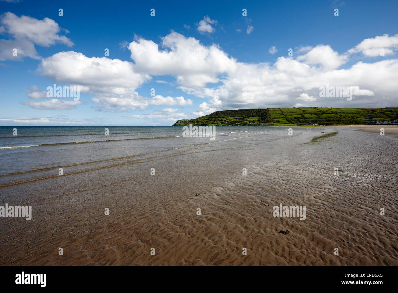 Carnlough Beach County Antrim-Nordirland-UK Stockfoto