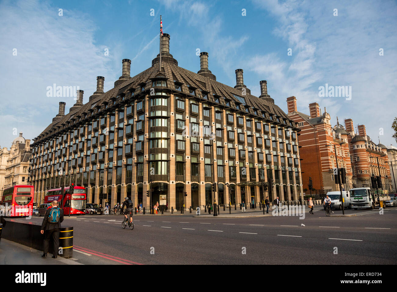 Großbritannien, England, London. Portcullis House, Büros des Parlaments und parlamentarischen Ausschüsse. Stockfoto