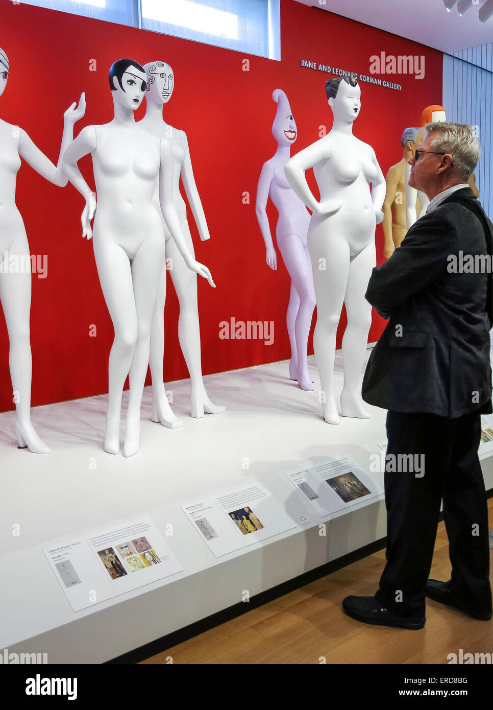 Ralph Pucci: Die Kunst des Mannequins im Museum of Arts and Design in Columbus Circle, NYC Stockfoto