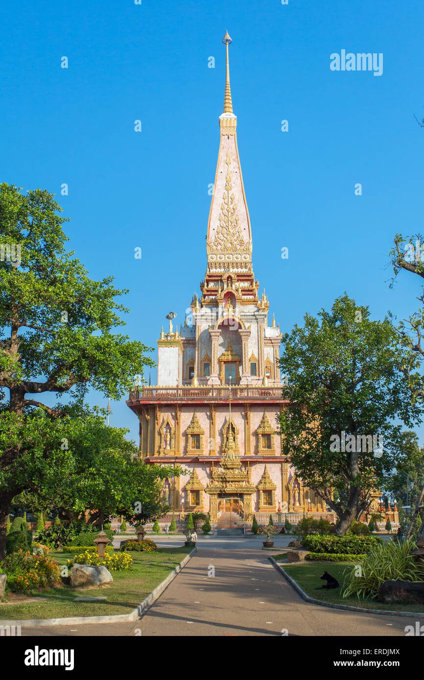 Wat Chalong Tempel in Phuket, Thailand Stockfoto
