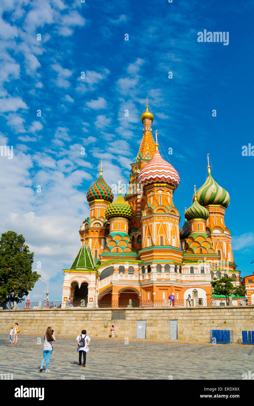 Basilius Kathedrale, Roter Platz, Moskau, Russland, Europa Stockfoto