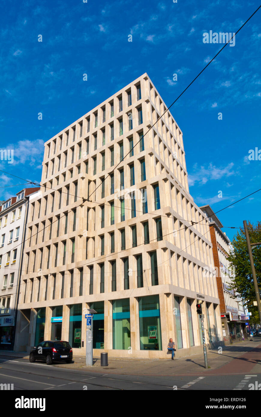 Bürogebäude, Hauptbahnstrasse, Bremen, Deutschland Stockfoto