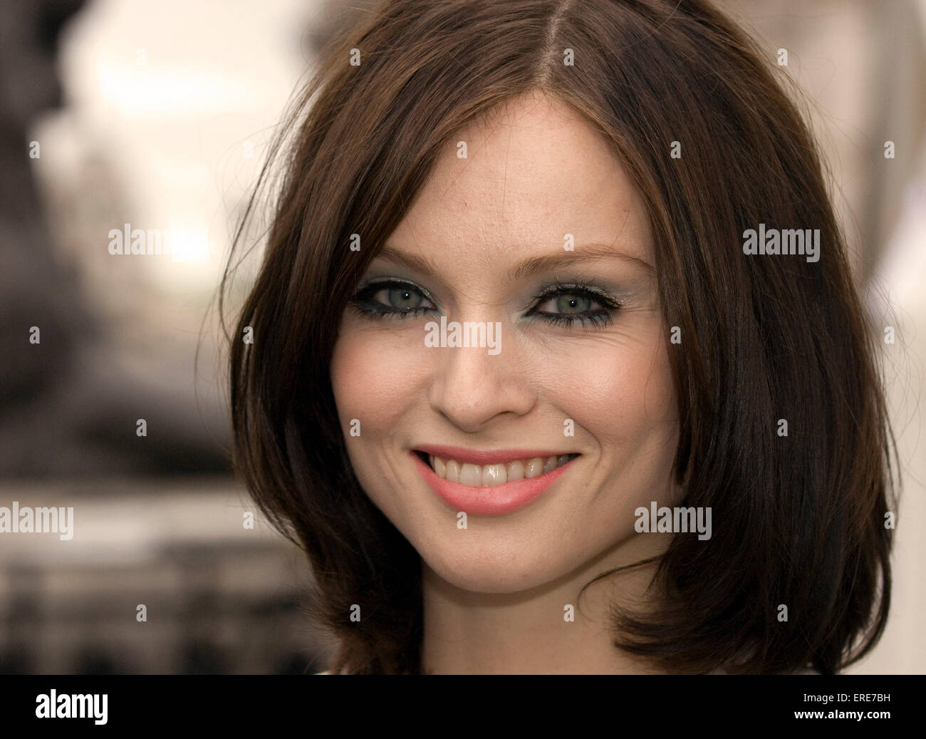 Sophie Ellis-Bextor Porträt, die ihre Unterstützung bei der Rallye Ende Kinderarmut am Trafalgar Square in London, 4 Oktober Kreditvergabe war Stockfoto