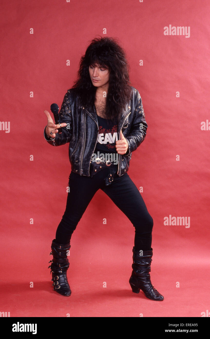 House Of Lords, BandPortrait mit Mikrofon, Los Angeles, USA. House Of