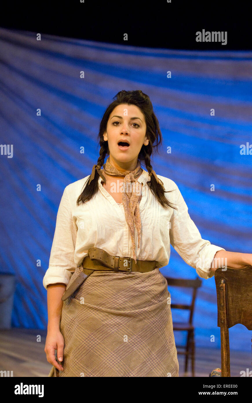 Leila Benn Harris als Laurey in "Oklahoma!" von Rogers und Hammerstein, Chichester Festival Theatre, Juni 2009. Regie: John Stockfoto