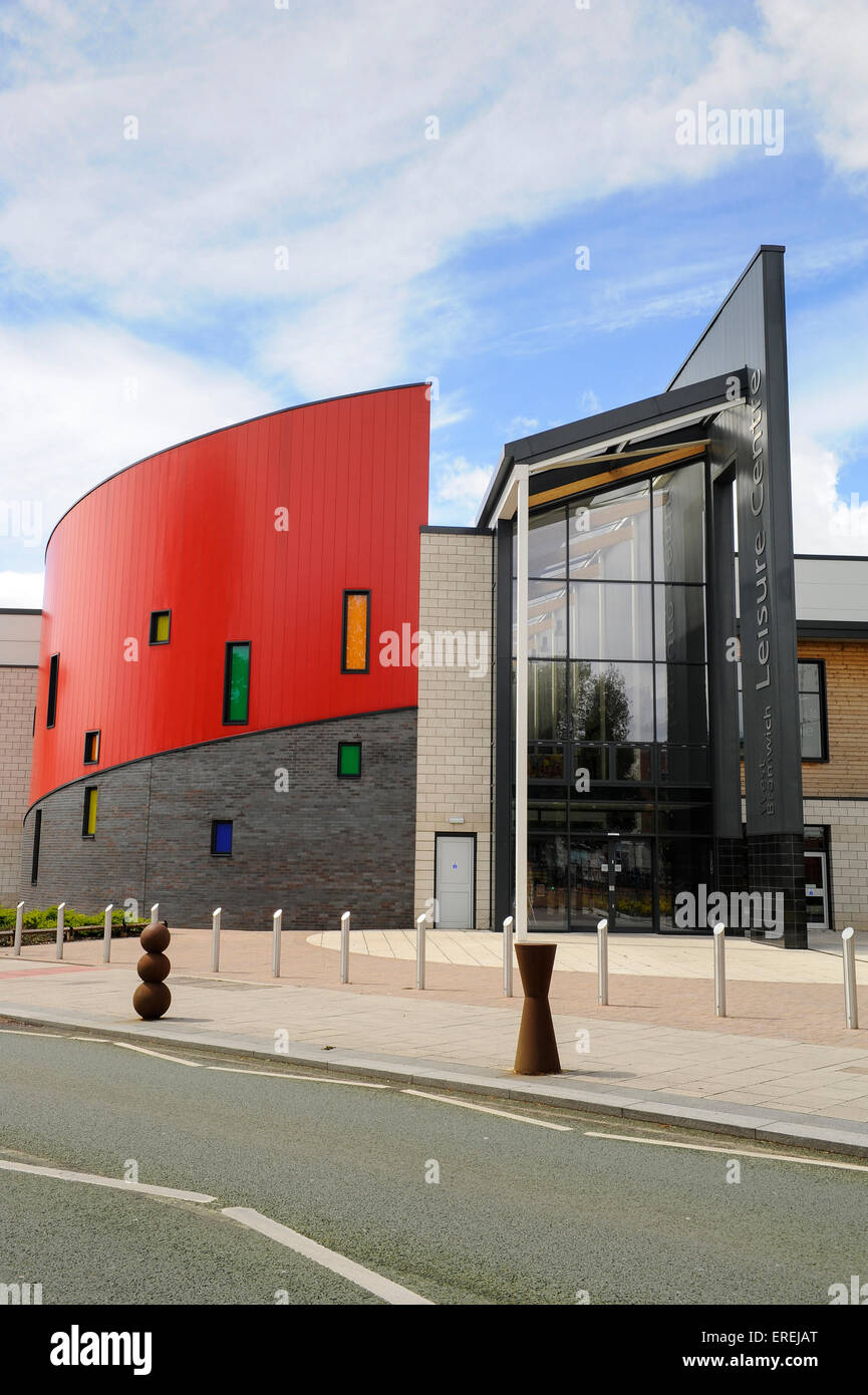 Interessante architektonische Gestaltung, Sandwell Leisure Centre Stockfoto