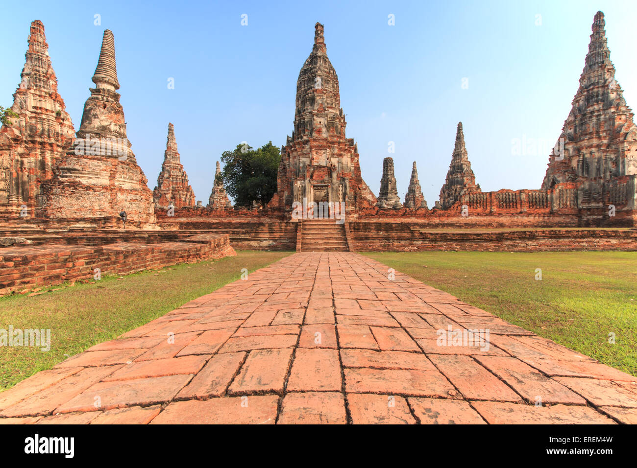 Tempel Phra Nakhon in Ayutthaya, Thailand Stockfoto