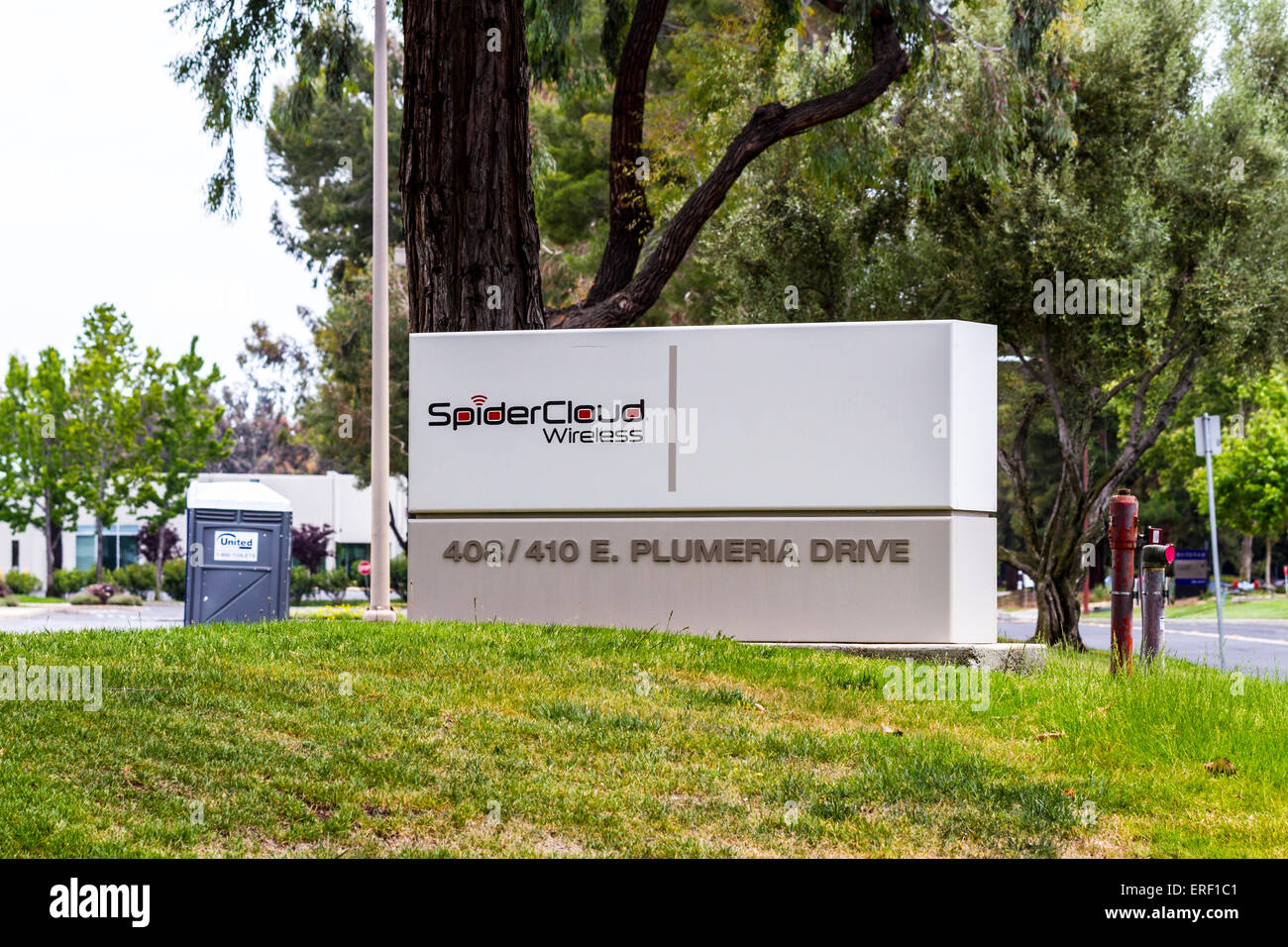 Spinne Cloud Wireless in San Jose, Kalifornien Stockfoto