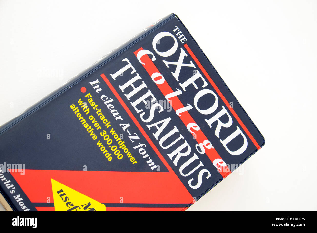 Oxford College Thesaurus Wörterbuch für die Suche nach alternativen Wörtern Stockfoto