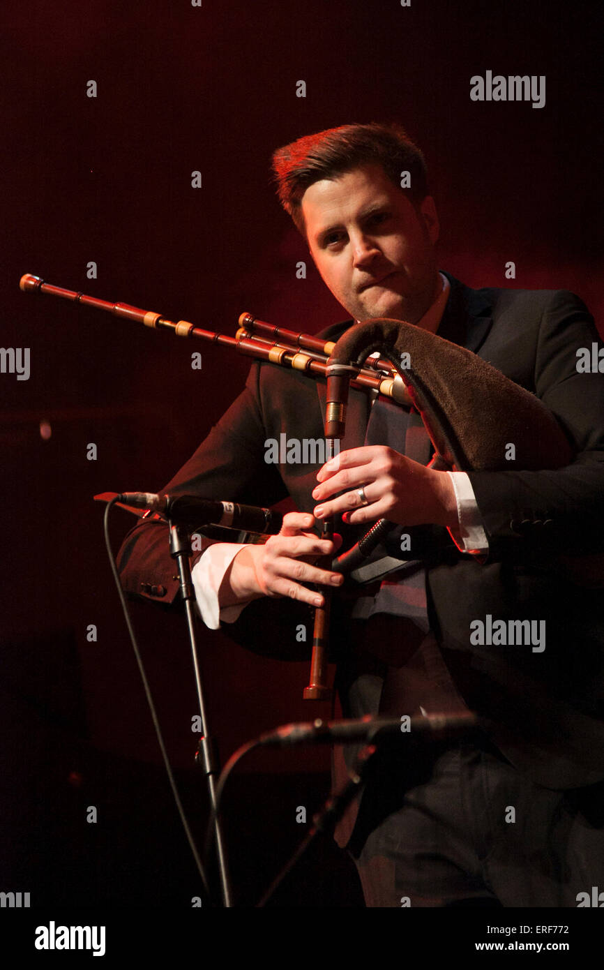 Finlay MacDonald durchgeführt bei den Celtic Connections 20. Feier Konzert, Royal Concert Hall Glasgow Januar 2013. Er war Stockfoto