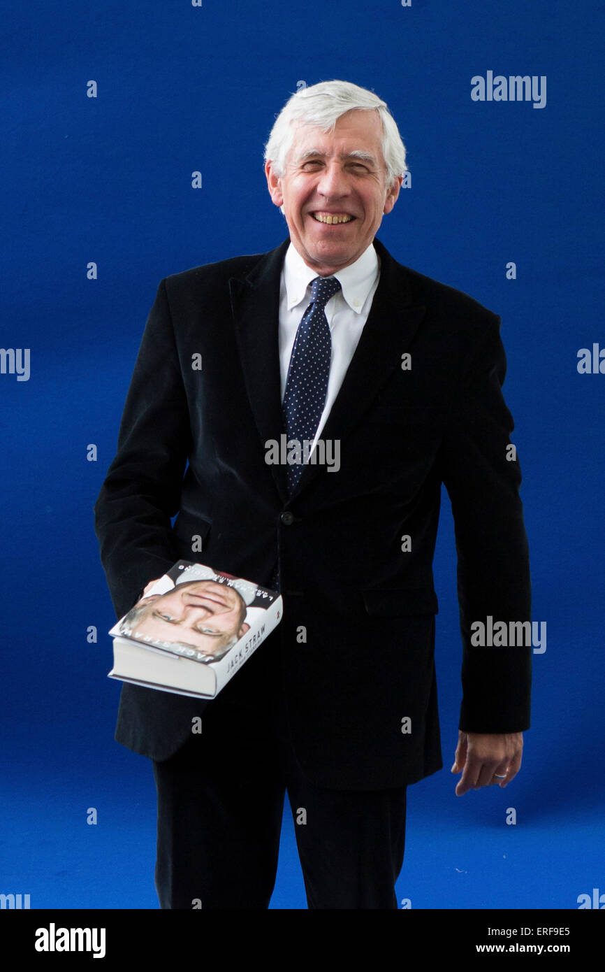 Jack Straw, britische Labour-Politiker, nach Hause und Außenminister unter Tony Blair besuchte das Edinburgh International Stockfoto