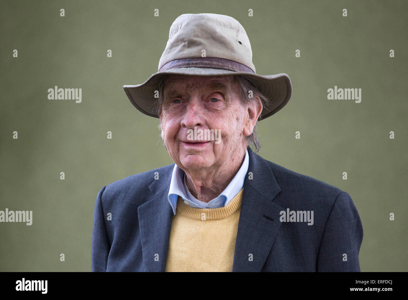 20. August 2014. Larry Siedentop, politischer Philosoph, hielt einen Vortrag über sein Buch erfinden das Individuum in Edinburgh Stockfoto