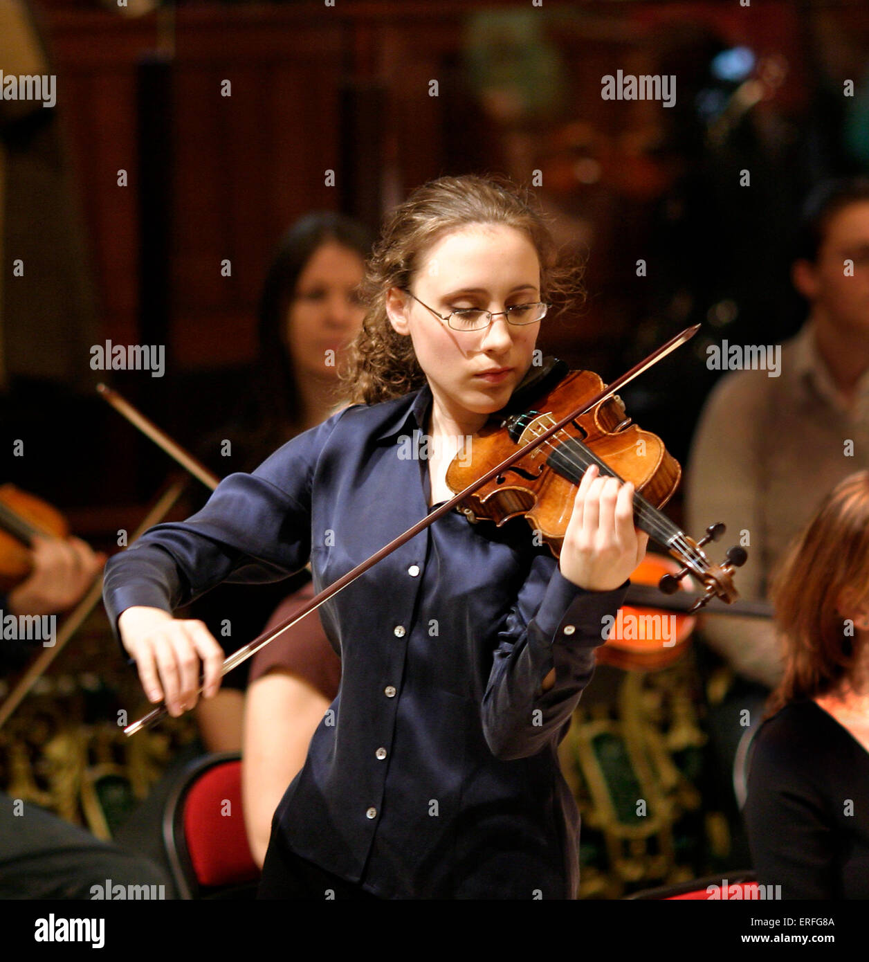 Jennifer Pike - Violine - 2002 BBC junge Musiker des Jahres Stockfoto