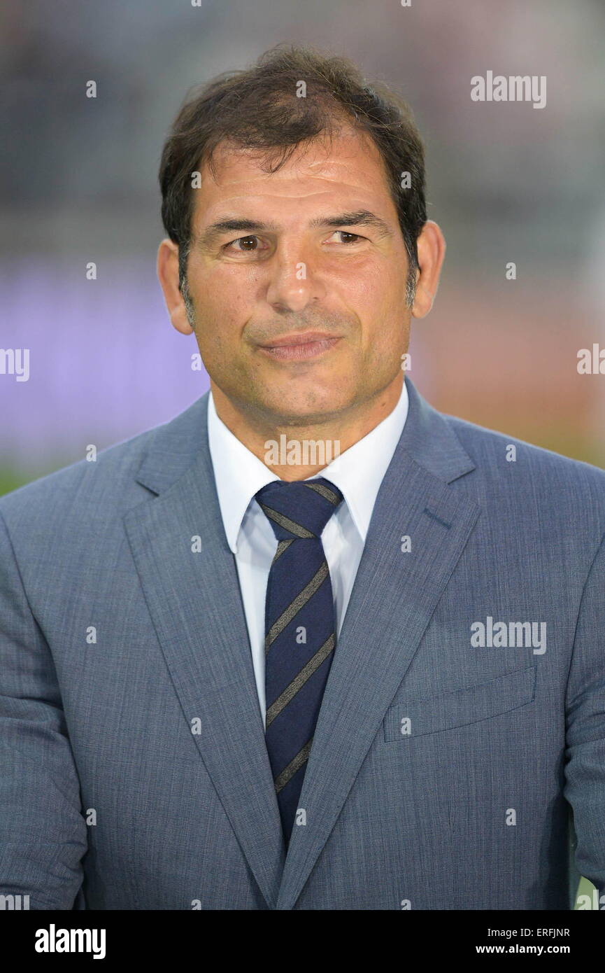 Marc Lievremont - 29.05.2015 - Stade Francais/Racing Metro - Staustufen Top 14. Foto: Andre Ferreira/Icon Sport Stockfoto