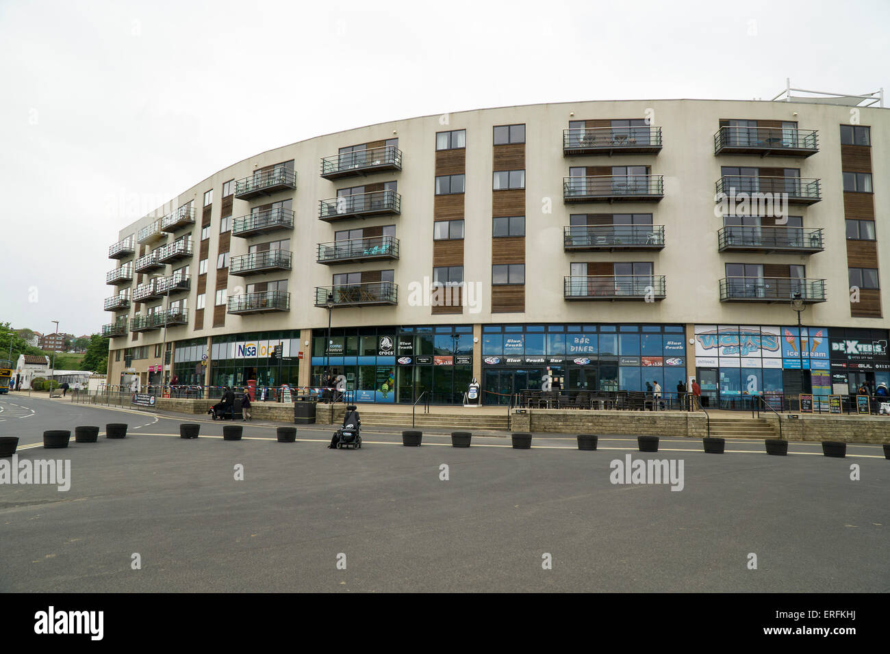 Seaside Appartements - scarborough Stockfoto