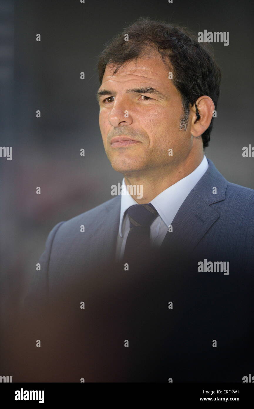 Marc Lievremont - 29.05.2015 - Stade Francais/Racing Metro - Staustufen Top 14. Foto: Andre Ferreira/Icon Sport Stockfoto