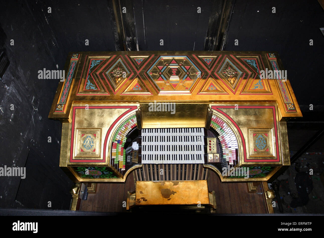 Mighty Mo - die Möller / Moller Theater Orgel im Fox Theatre, Atlanta, Georgia. Erbaut von M. P. Möller AG von Hagerstown, Stockfoto