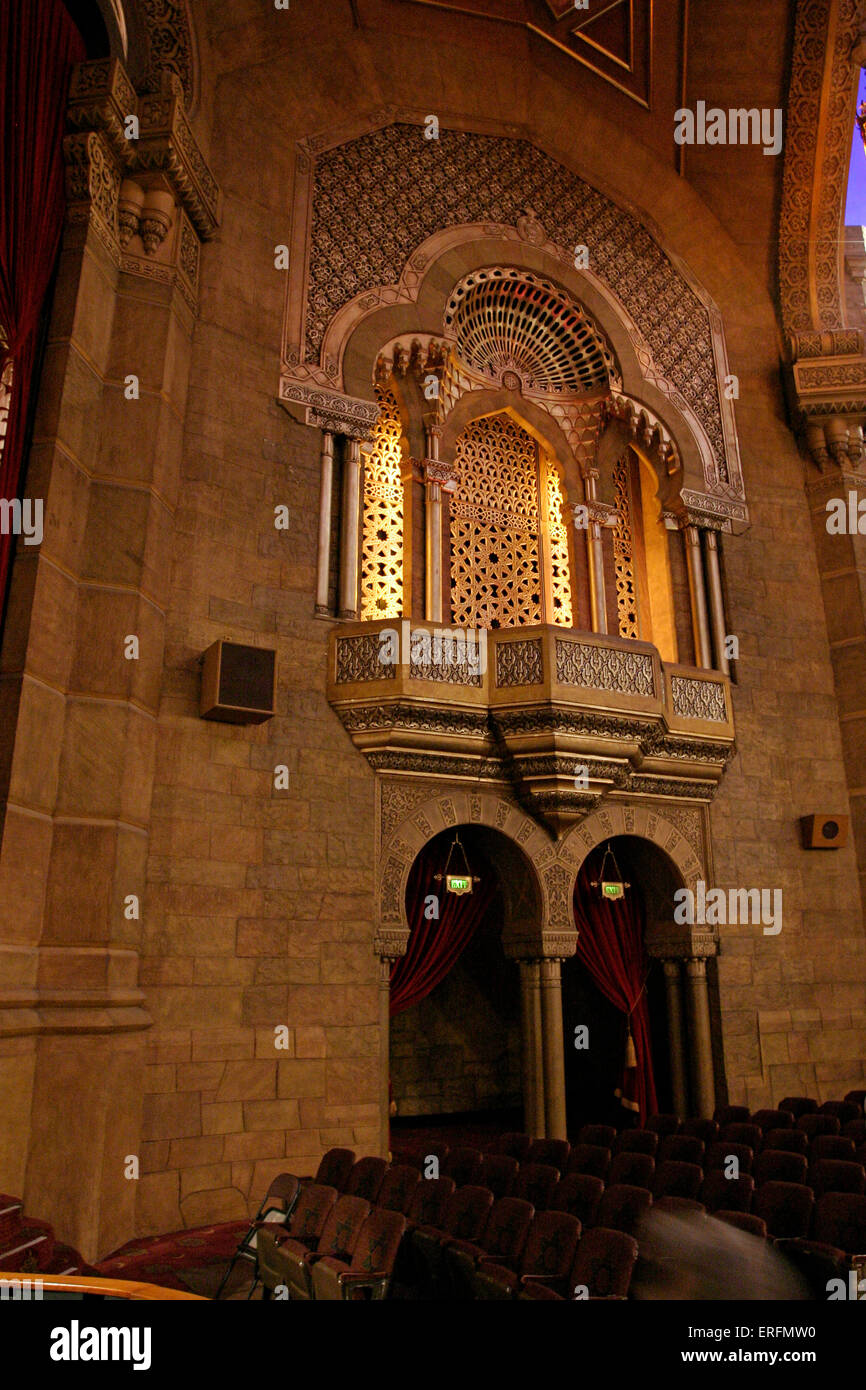 Innenraum der Fox Theatre, Atlanta, Georgia, USA, wo die Orgel 'Mighty Mo' untergebracht ist. Zweite größte Theater Organ in der Welt. Stockfoto