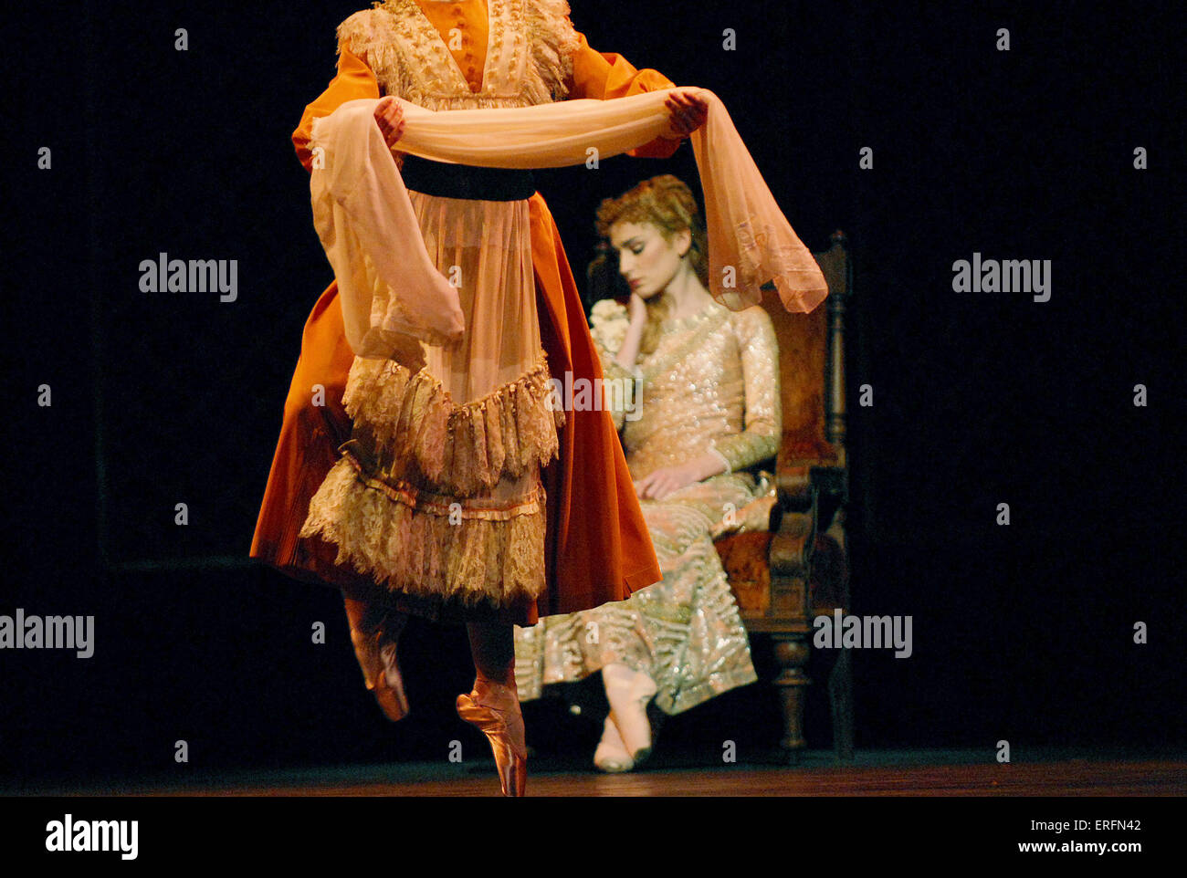 Mayerling - Victoria Hewitt als Prinzessin Stephanie mit dem Royal Ballet durchführen am Royal Opera House Covent Gardens Stockfoto