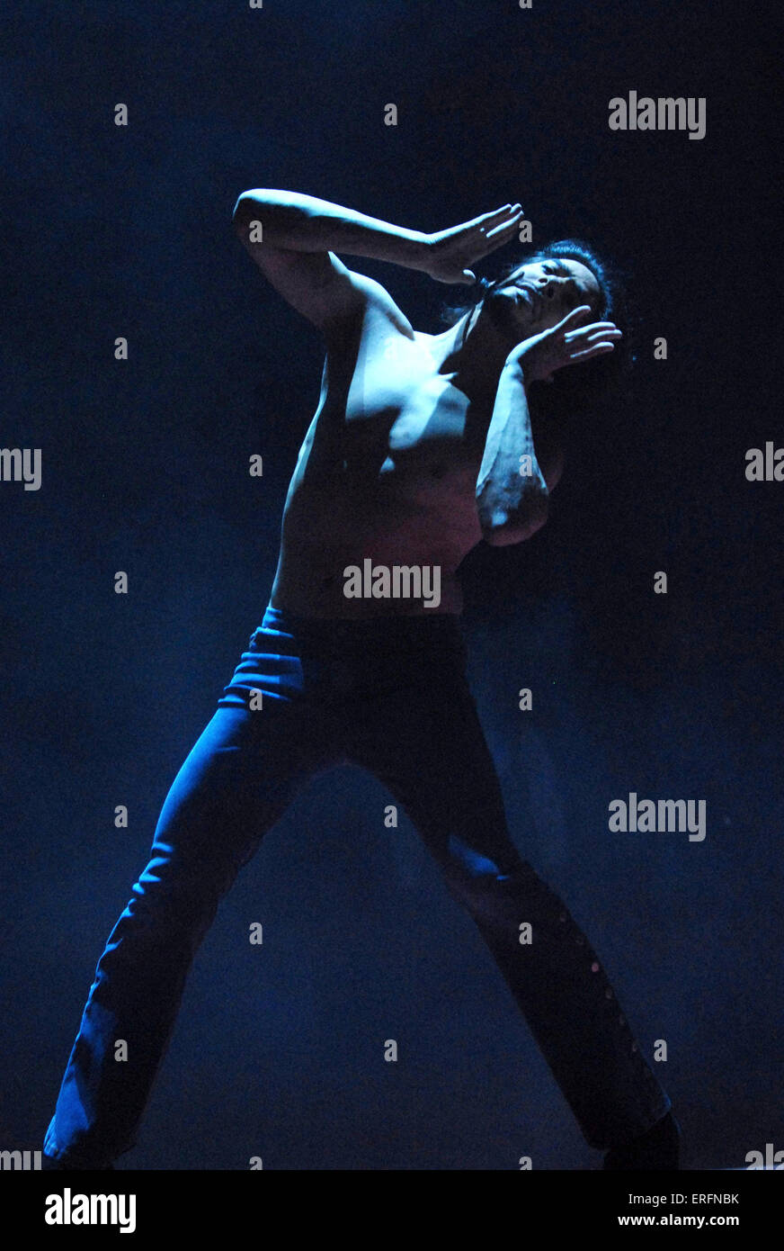 Joaquin Cortes - Porträt von die spanischen Flamenco-Tänzerin in der Royal Albert Hall, London, UK, 28. Mai 2007 durchführen. Stockfoto