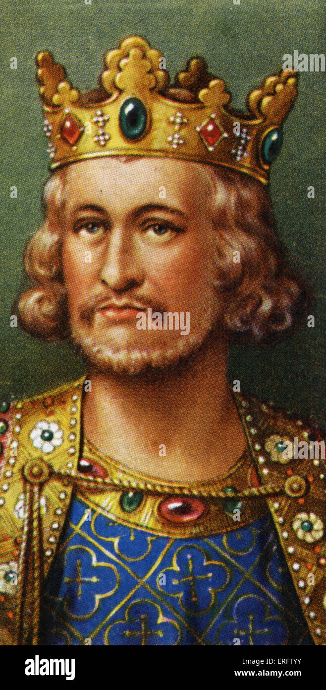 King John (reigned 1199-1216) John Lackland war der jüngste Sohn von König Heinrich II. Kurz und Fett, beneidete er seinen herrlichen Bruder, Stockfoto