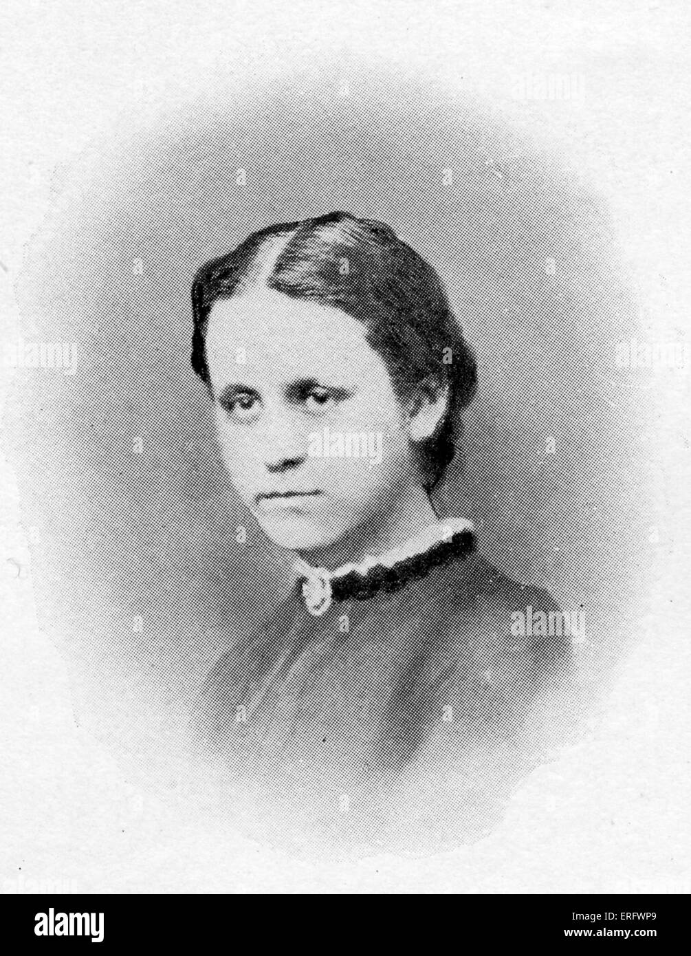 Kate Greenaway Porträt. Im Alter von 16 Jahren. Engländers 1846-1901. Stockfoto
