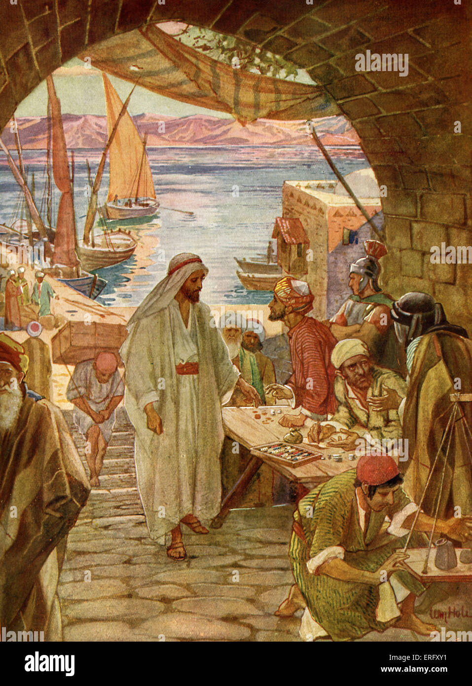 Matthew (Levi) ist dazu aufgefordert, ein jünger geworden. "Und nach diesen Dingen, er ging