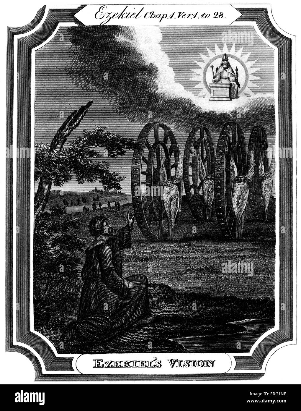 Old testament prophet ezekiel Fotos und Bildmaterial in hoher