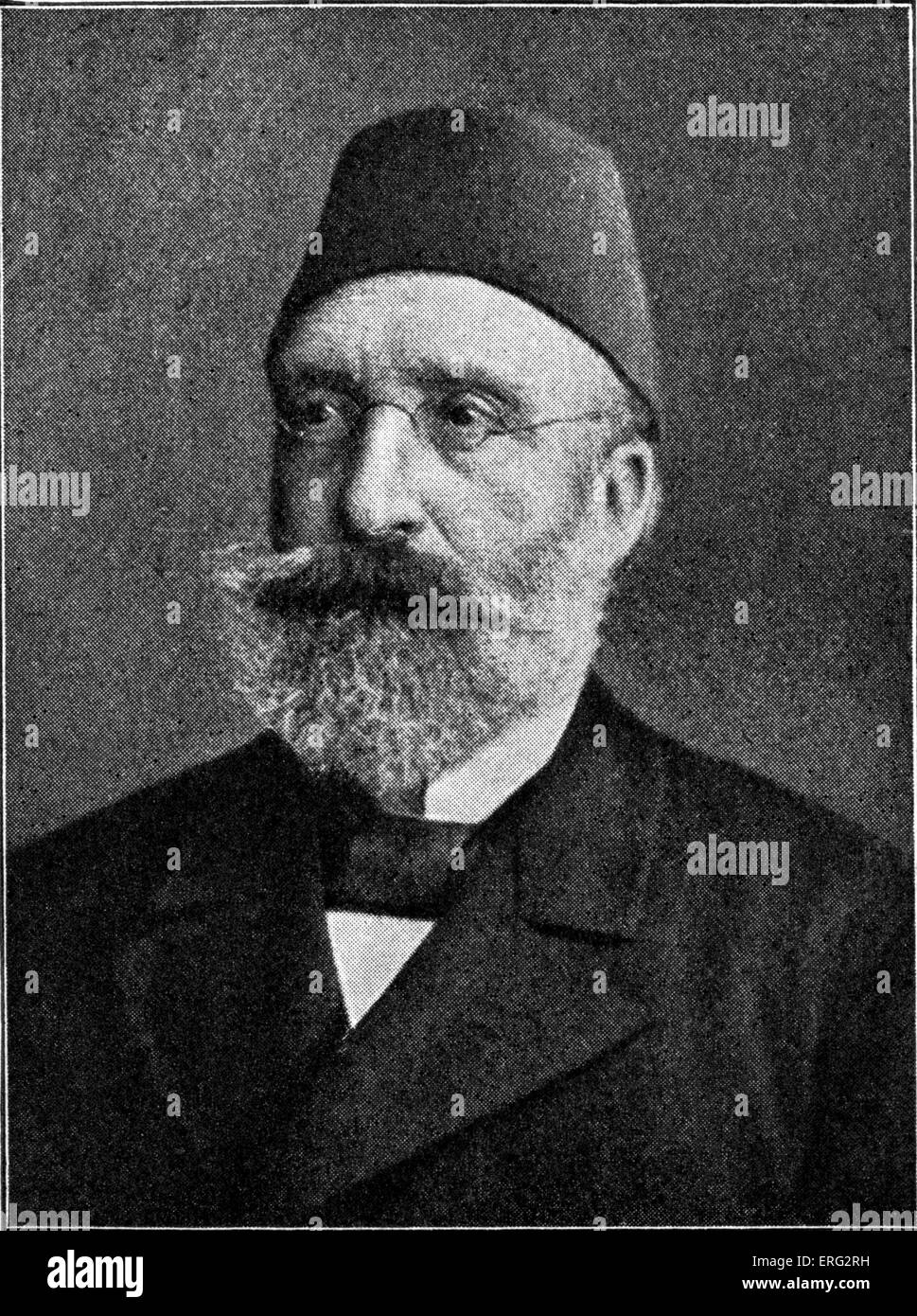 Ahmet Sefik Mithat Pascha türkischen Staatsmann Mai 1822-8. Oktober 1883. Stockfoto