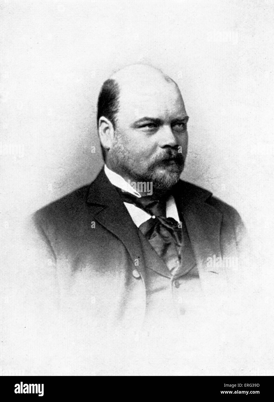 Paul Schlenther. Deutscher Autor und Direktor des Wiener Burgtheaters. 20. August 1854 - 30. April 1916. Stockfoto