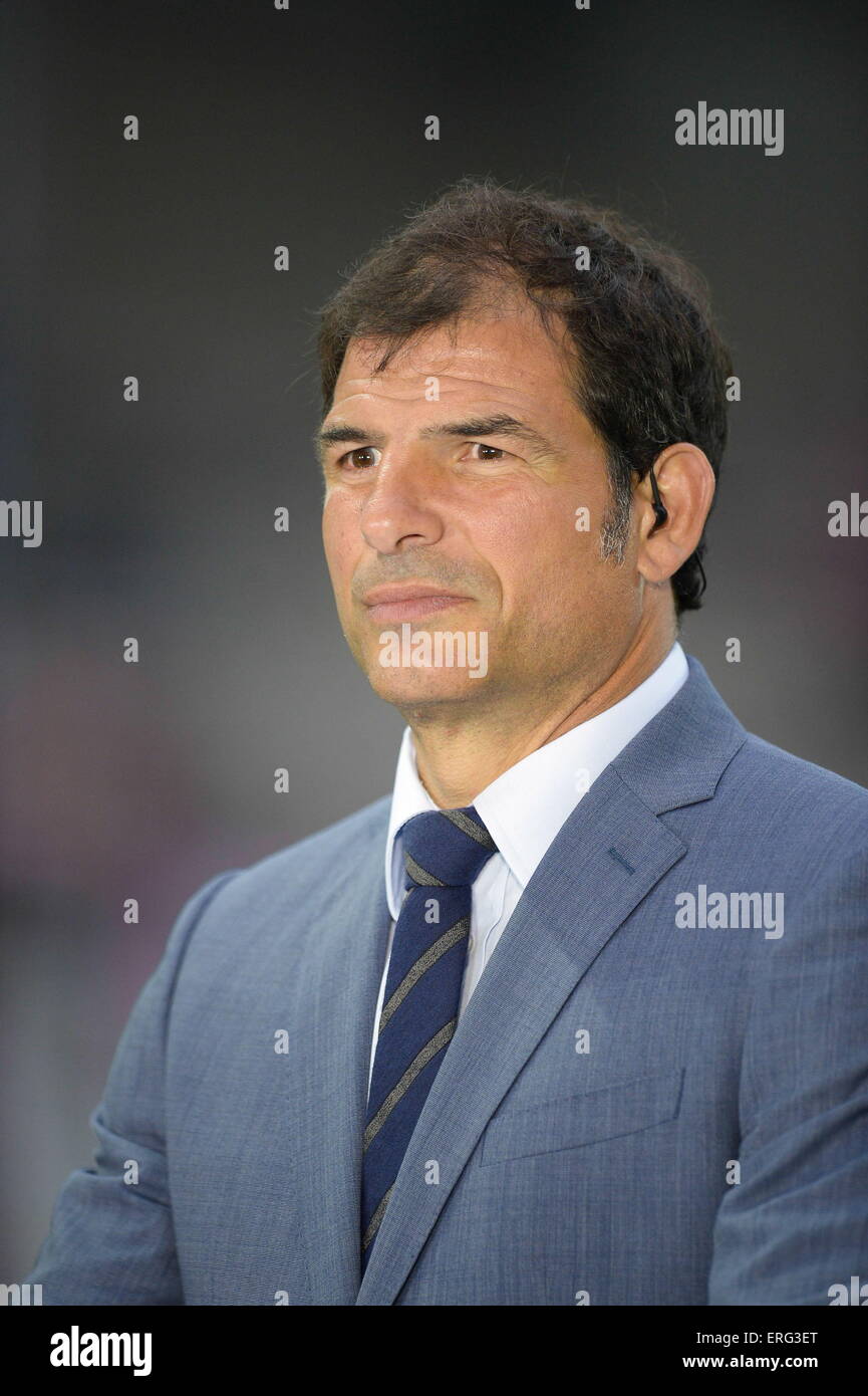 Marc Lievremont - 29.05.2015 - Stade Francais/Racing Metro - Staustufen Top 14. Foto: Andre Ferreira/Icon Sport Stockfoto