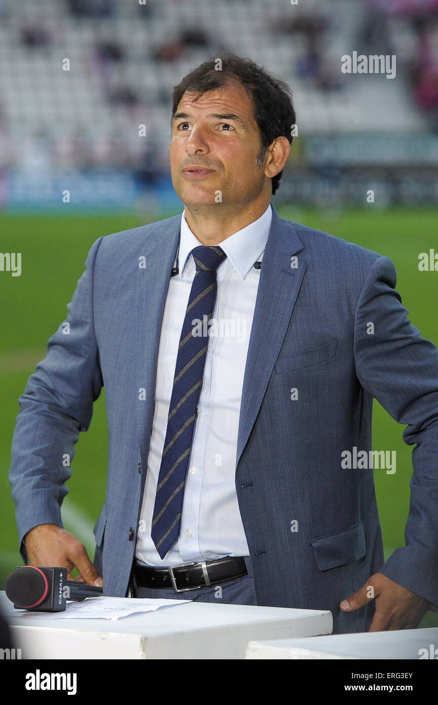 Marc Lievremont - 29.05.2015 - Stade Francais/Racing Metro - Staustufen Top 14. Foto: Andre Ferreira/Icon Sport Stockfoto