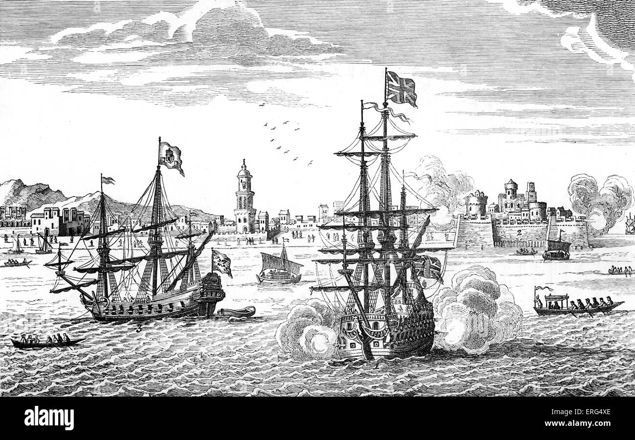 Für den Manila-Galeonen zwischen The Centurion, Admiral George Anson Schiff und ein Manila Schiff kämpfen. 1742 der Manila-Galeonen - spanischen Handel Schiffe, die ein-bis zweimal pro Jahr über den Pazifischen Ozean zwischen Manila (Philippinen) und Acapulco (Neuspanien) gesegelt. Von "Harrys Reisen". George Anson, britischer Admiral 23. April 1697 – 6. Juni 1762 Stockfoto