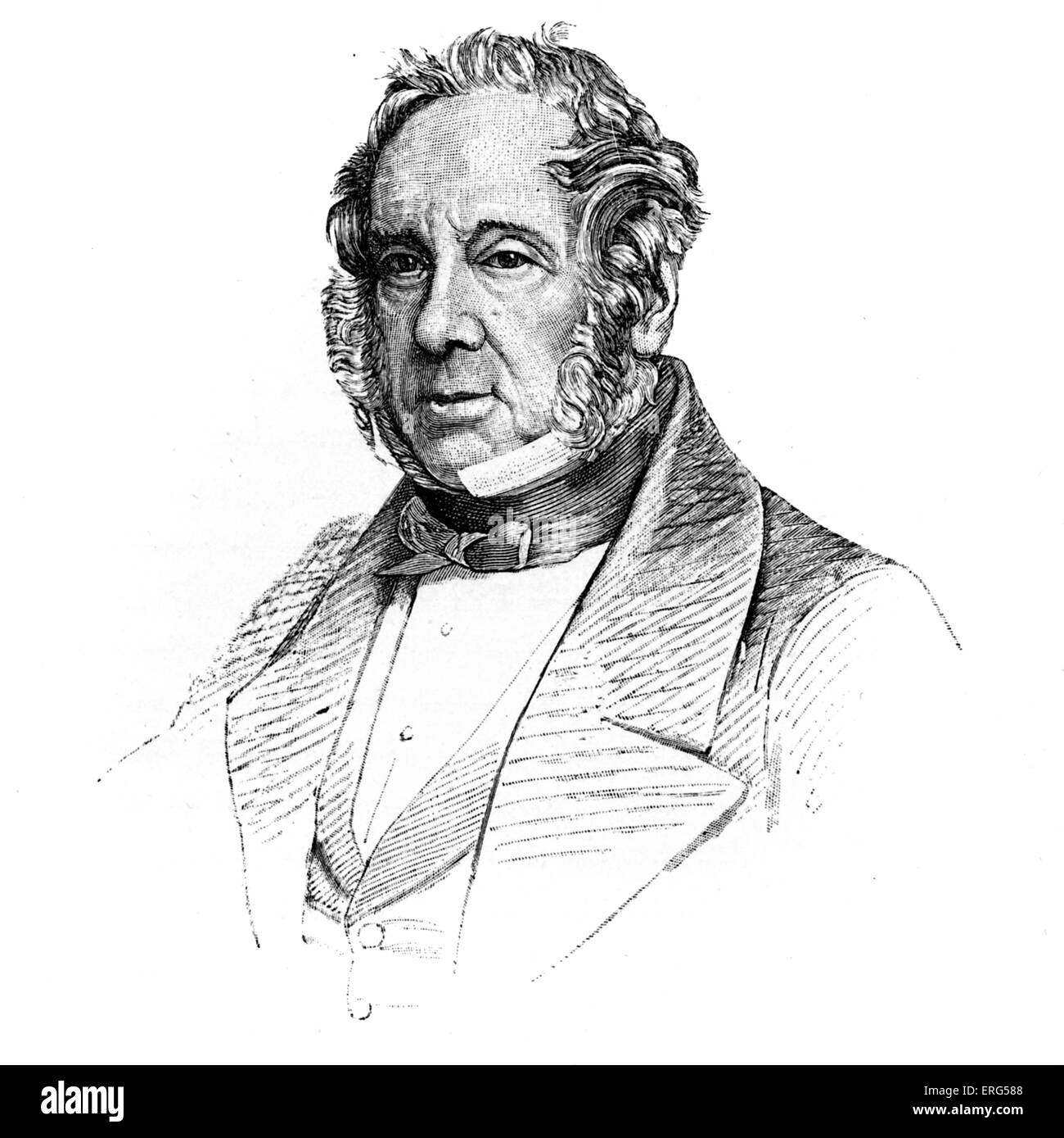 Henry John Temple, 3. Viscount Palmerston, britischer Staatsmann, zweimal Premierminister des Vereinigten Königreichs in war, der Stockfoto
