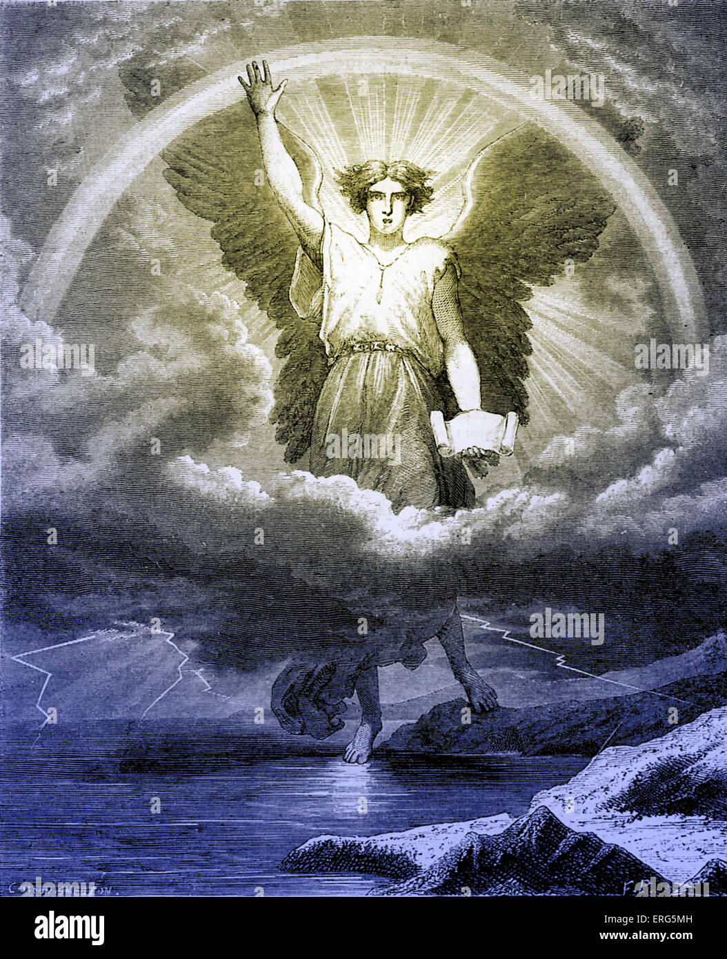 Angel book bible revelation angel -Fotos und -Bildmaterial in hoher  Auflösung – Alamy