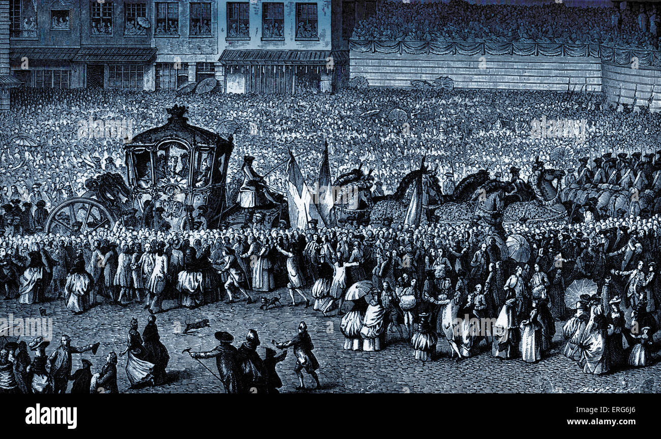 Alltag in der Geschichte Frankreichs: die königlichen Zustand Wagen ...