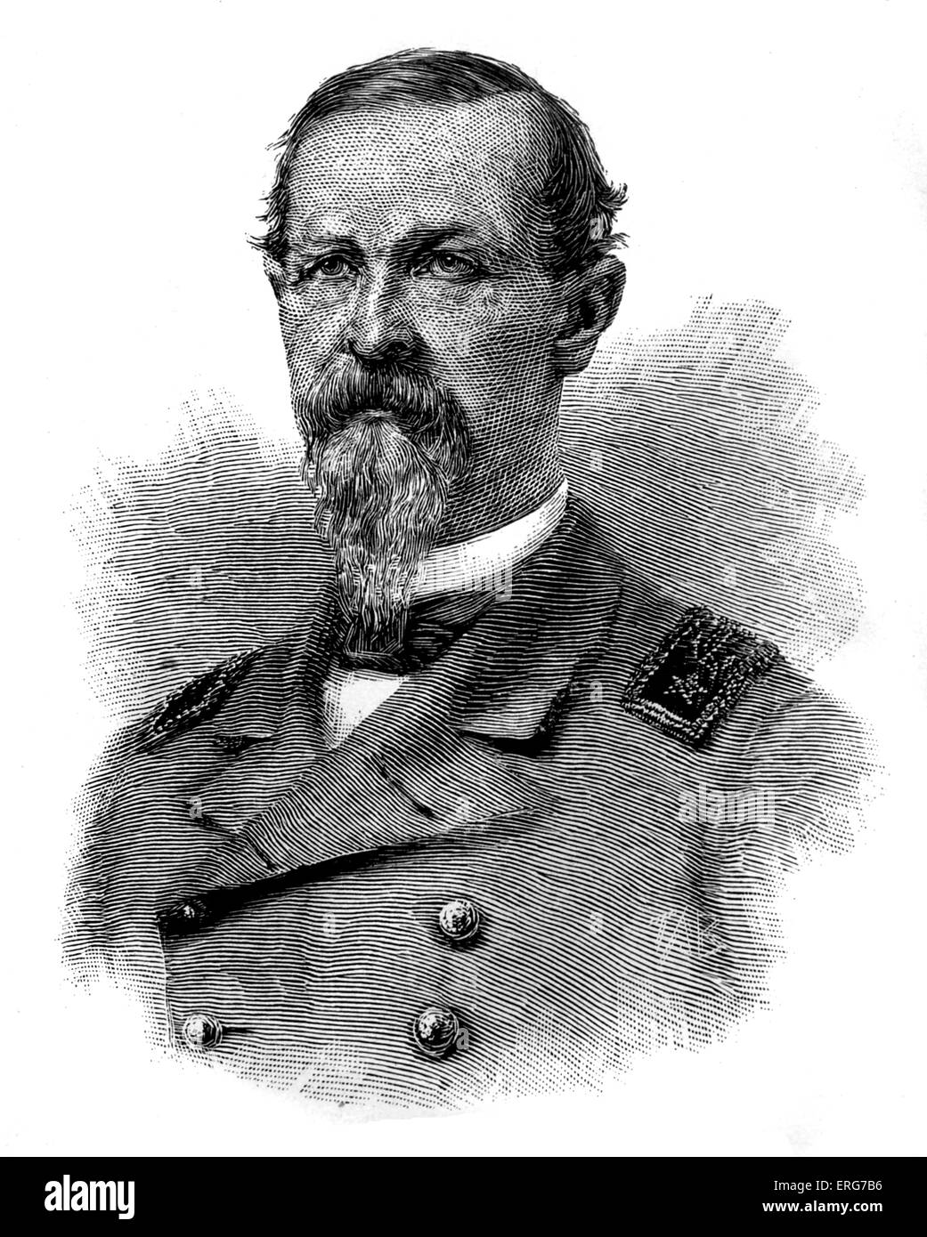 Commander James D Johnston, Konföderierten Marine Kommandant verantwortlich für die CSS Tennessee, als es während der Schlacht von Mobile Bay am 5. August 1864.American Bürgerkrieg gefangen genommen wurde Stockfoto