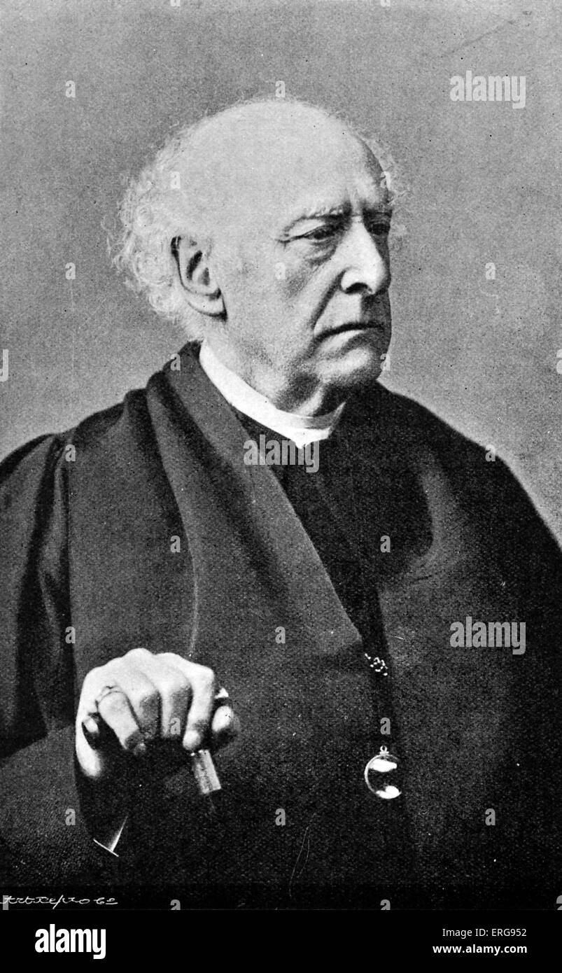 Henry George Liddell - Porträt. Britische Vize-Kanzler der Universität Oxford, Dekan (1855 – 91) der Christ Church in Oxford, Stockfoto