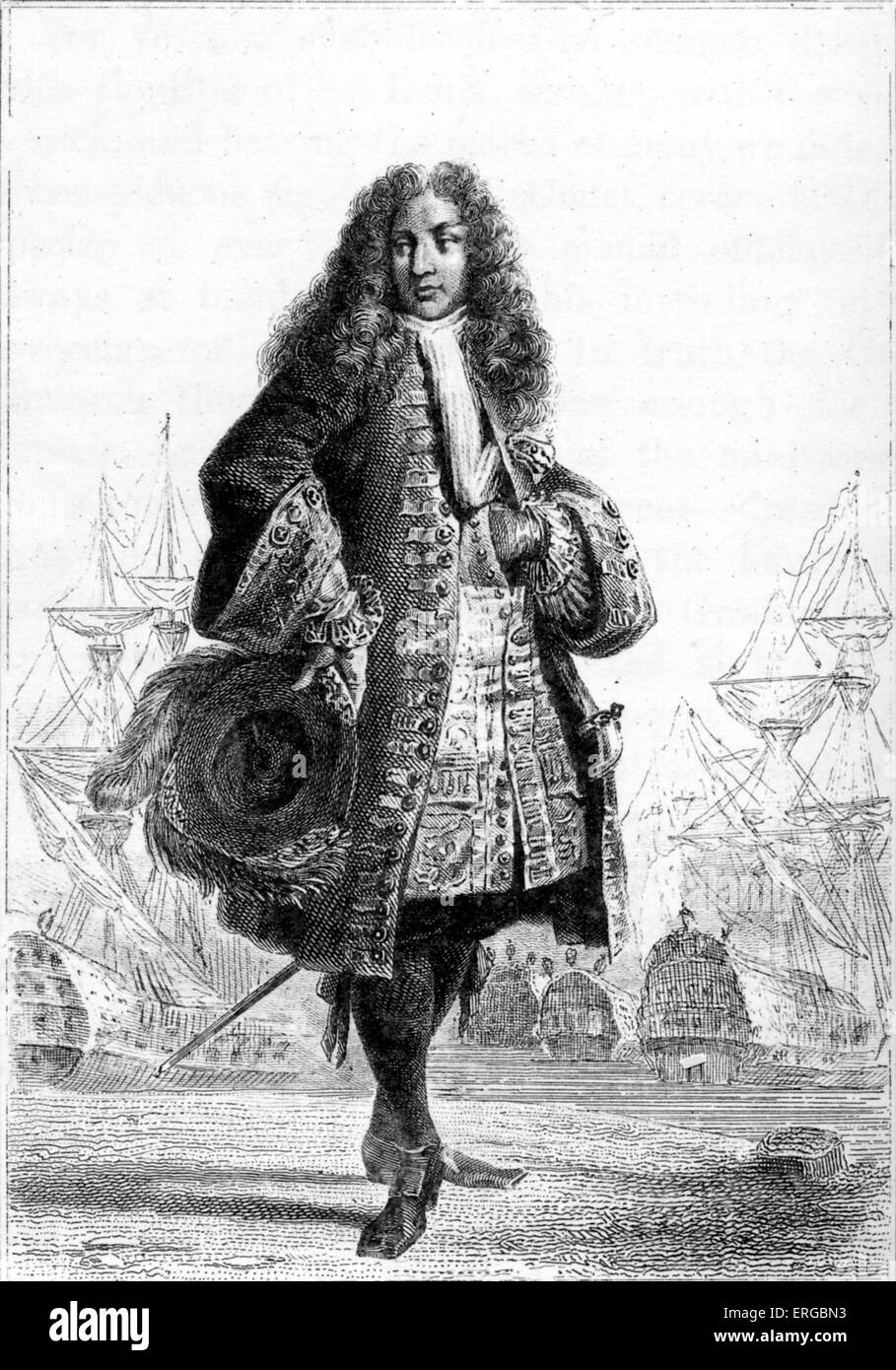 René Duguay-Trouin / René Trouin, Sieur du Gué, französische Korsaren von Saint-Malo. 10. Juni 1673 - 1736 Stockfoto