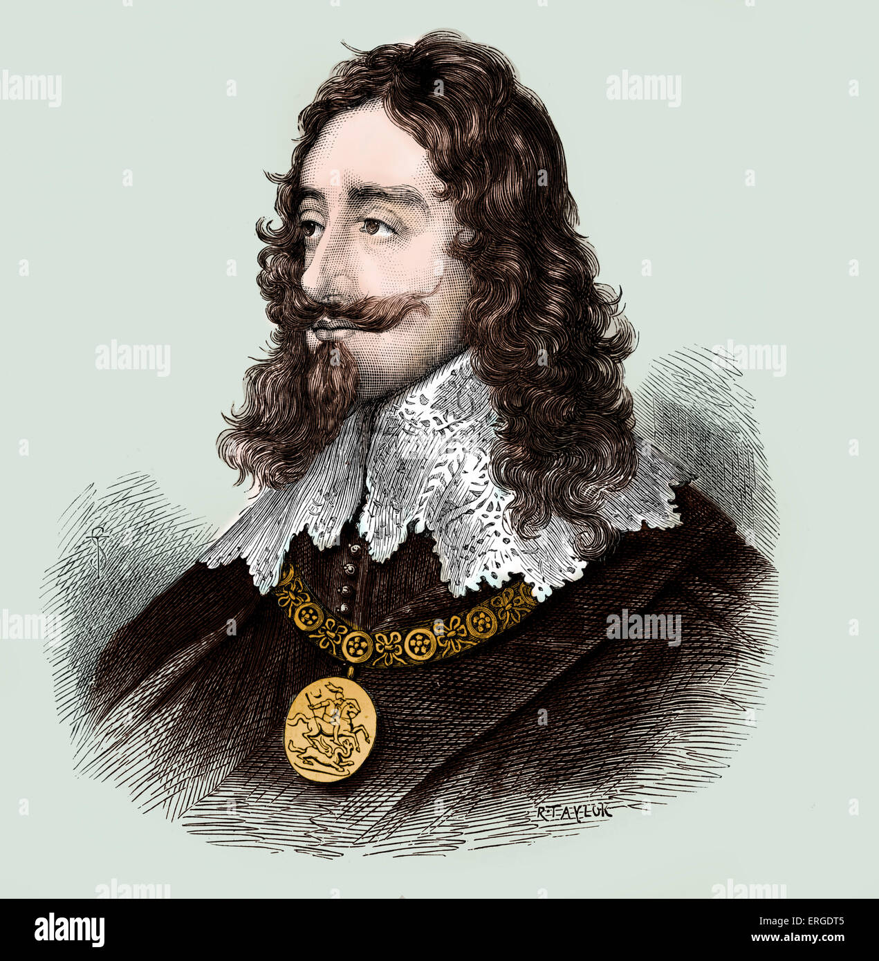 König Charles I.-König von England, Schottland und Irland (1625-1649): 19 November 1600 – 30. Januar 1649. Stockfoto