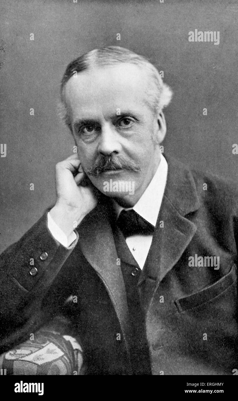 Lord Arthur James Balfour (1848 – 1930), Schottisch-getragener britischer Staatsmann und Philosoph. Stockfoto